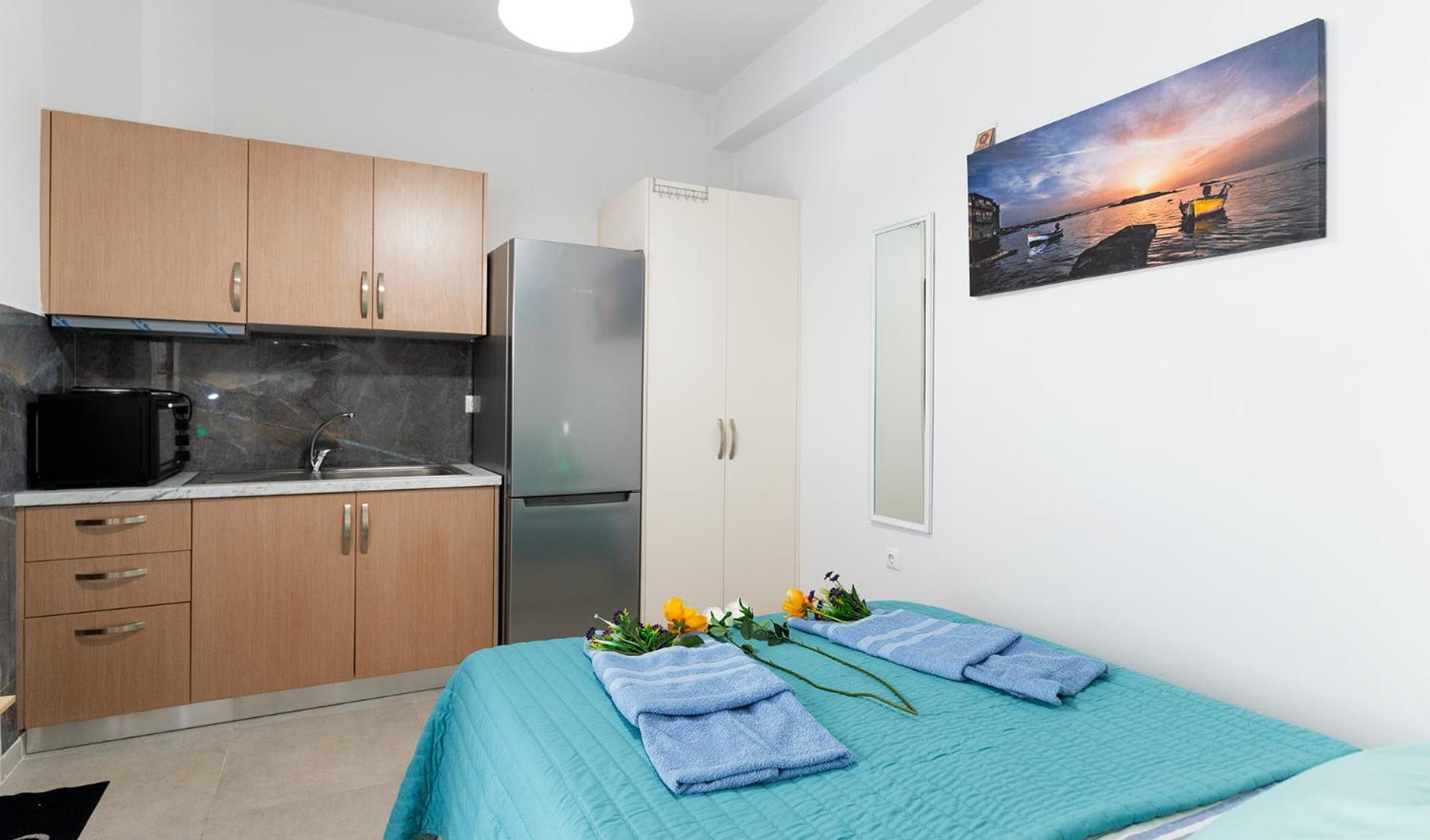 Apolafsi Apartments 2 New With Kitchen Chrissi Akti Chania Exterior foto